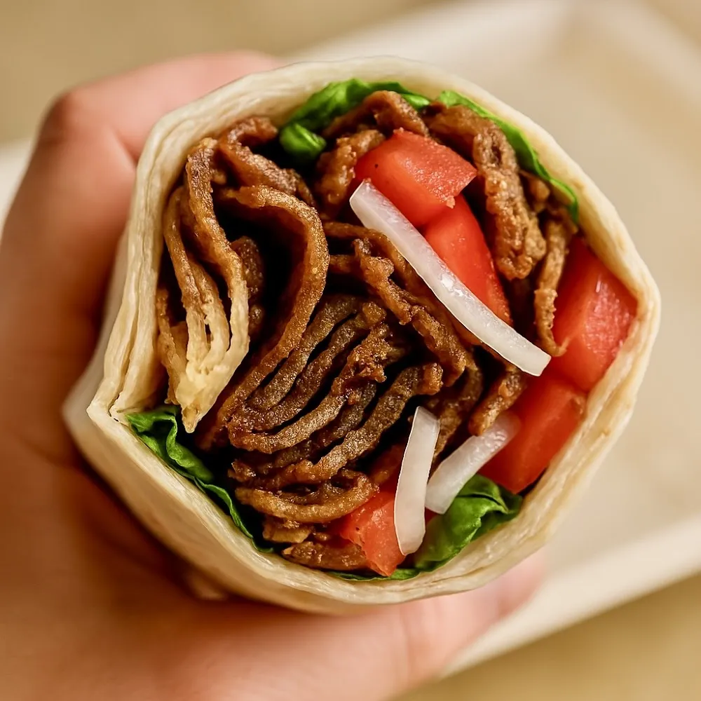 Beef Shawarma Wrap